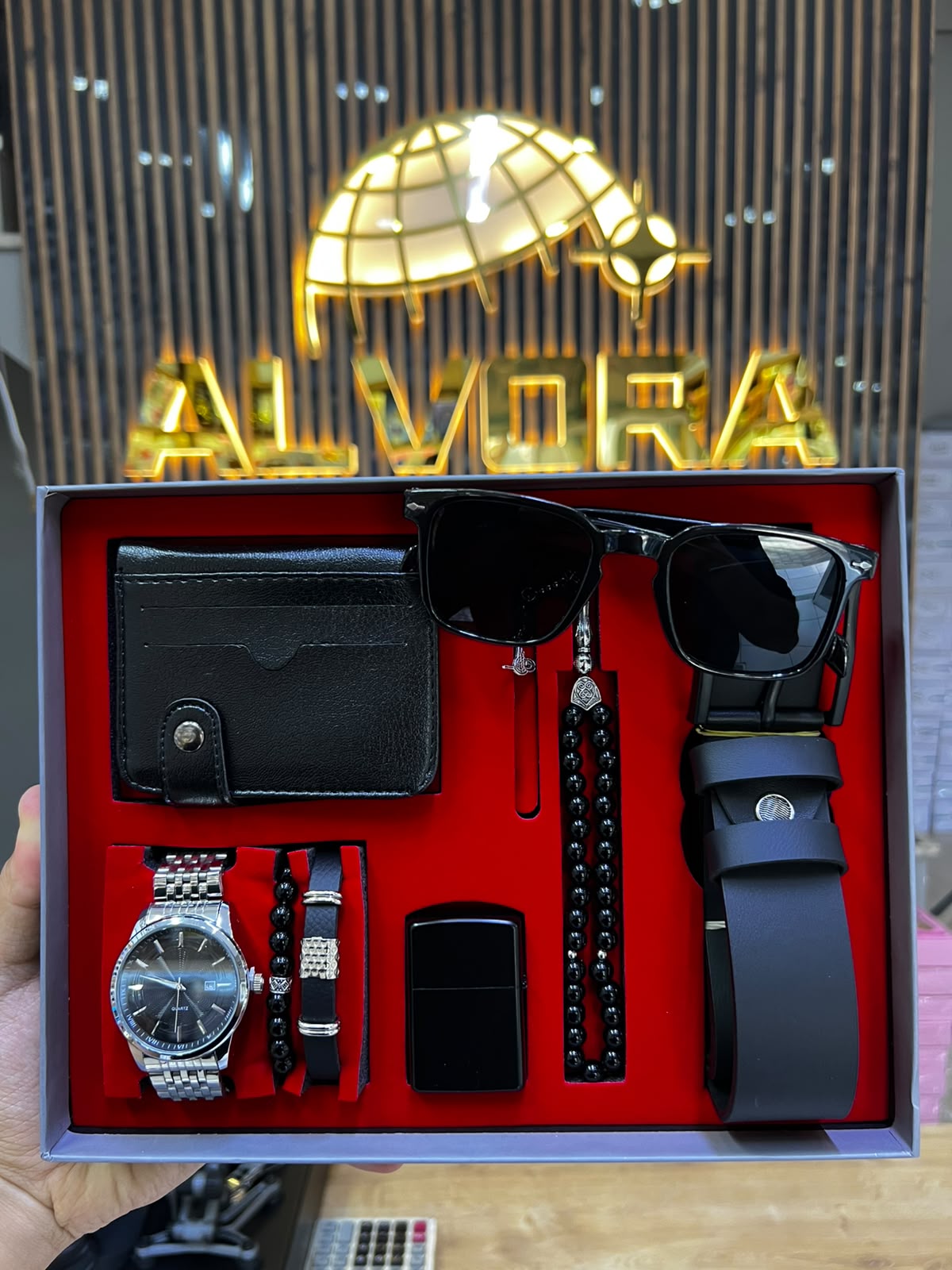 KOMBİN SET 8 PARÇA ÇELİK SAAT ALV-K 175