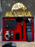 KOMBİN SET 8 PARÇA ÇELİK SAAT ALV-K 175