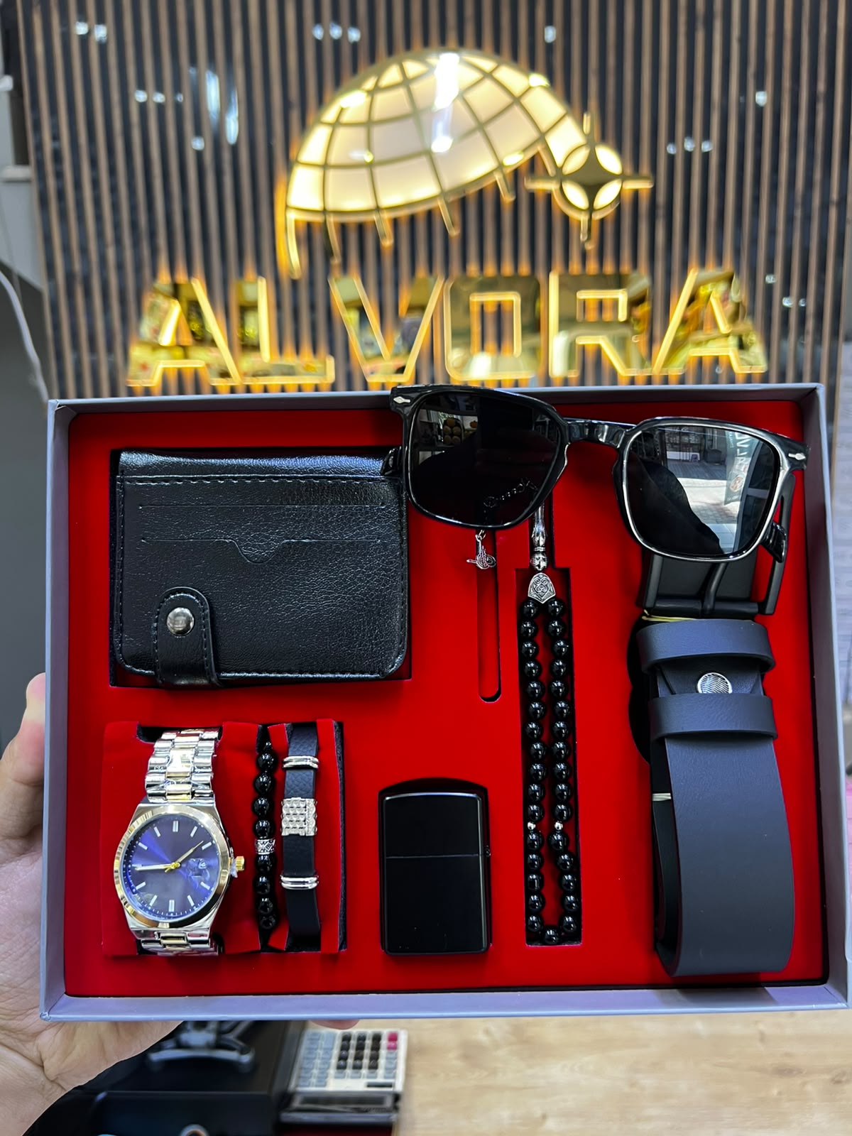 KOMBİN SET 8 PARÇA ÇELİK SAAT ALV-K 175