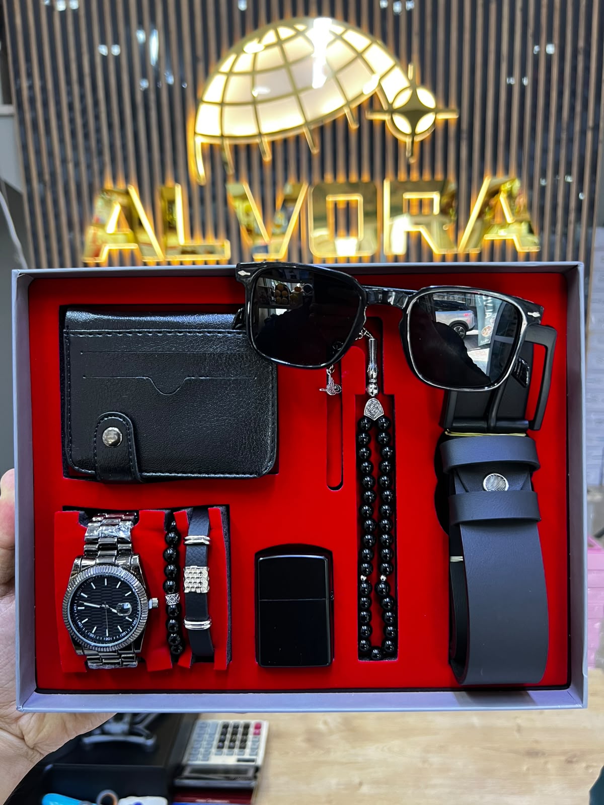 KOMBİN SET 8 PARÇA ÇELİK SAAT ALV-K 175