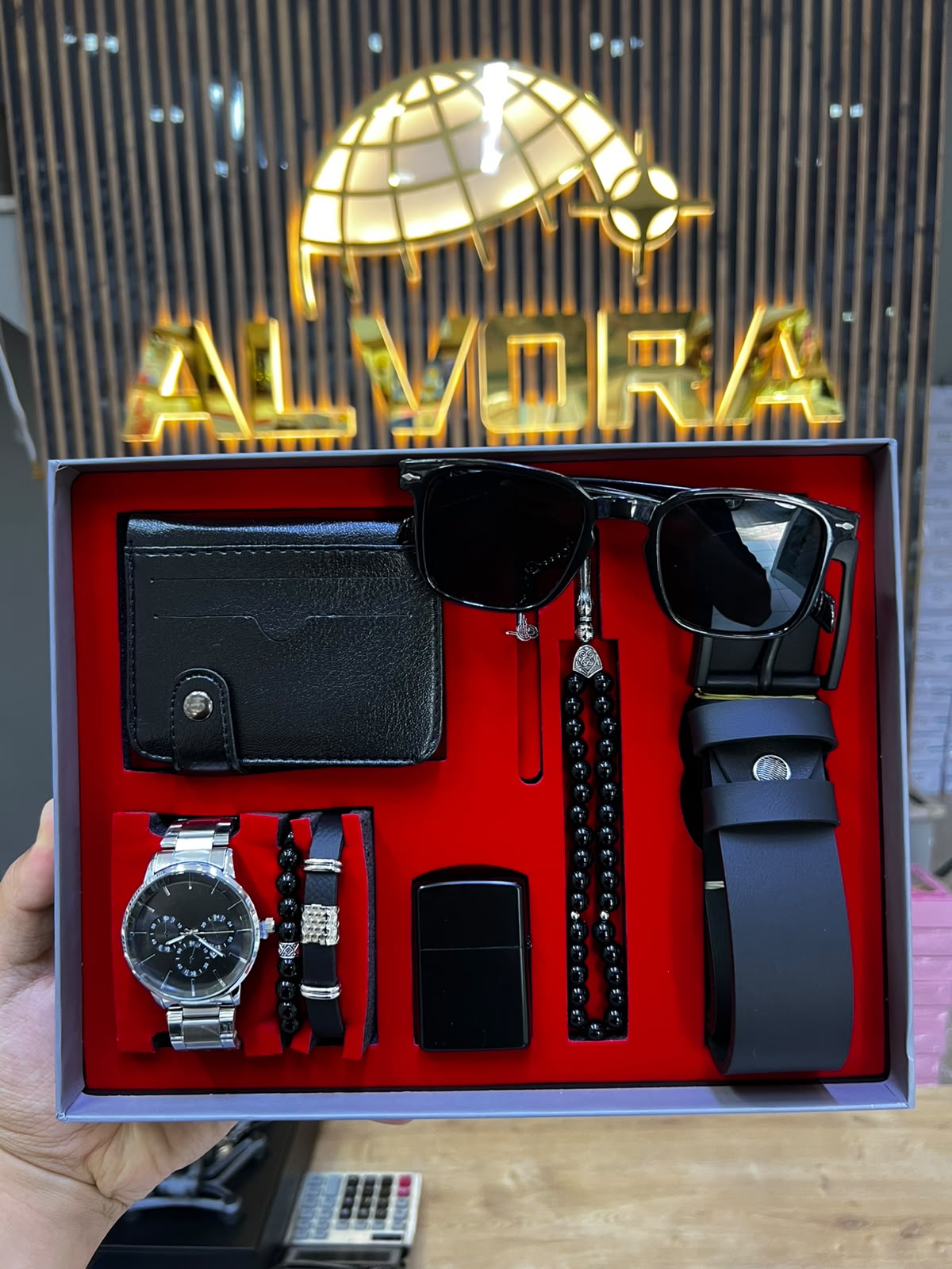 KOMBİN SET 8 PARÇA ÇELİK SAAT ALV-K 175