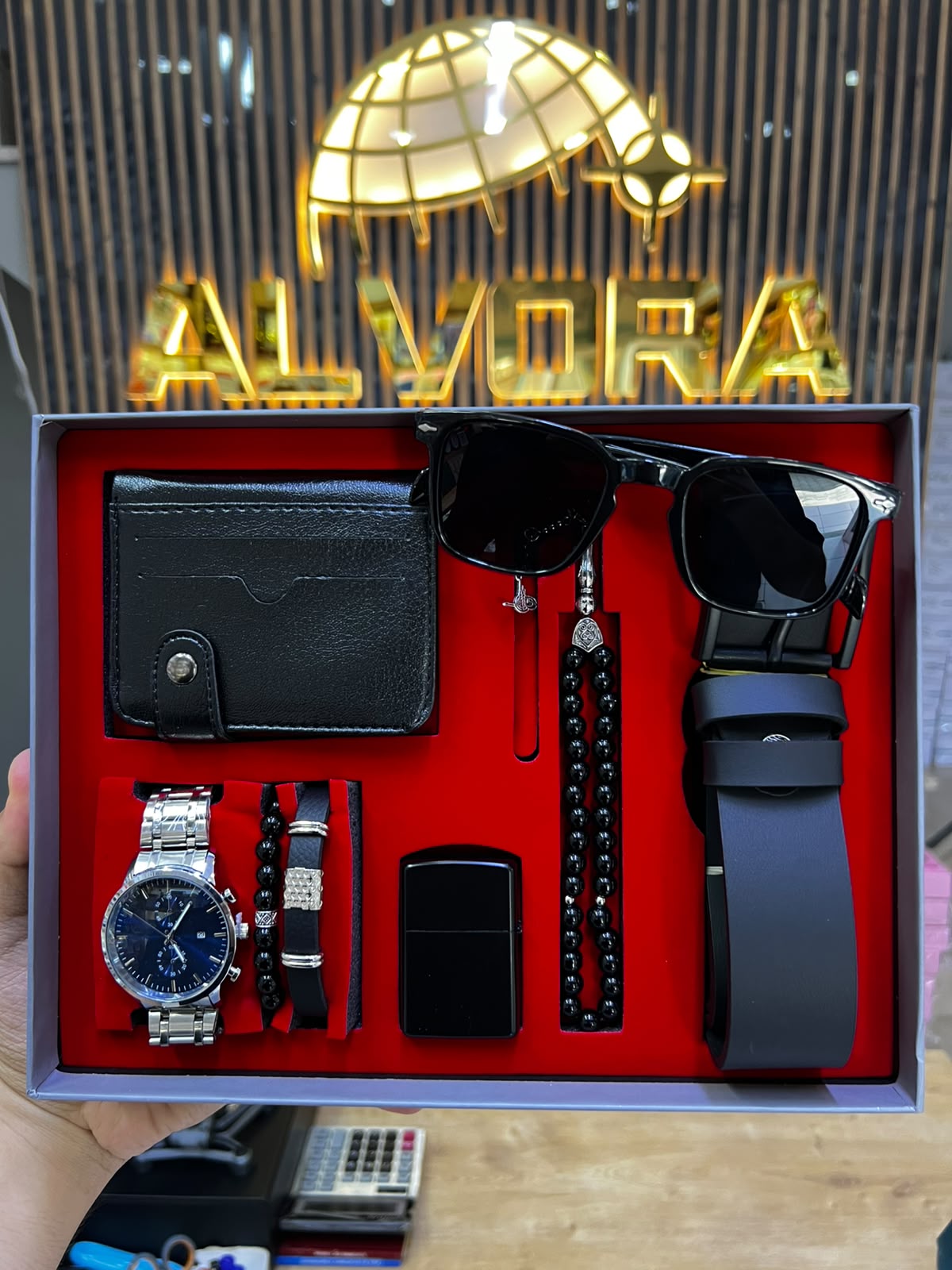 KOMBİN SET 8 PARÇA ÇELİK SAAT ALV-K 175