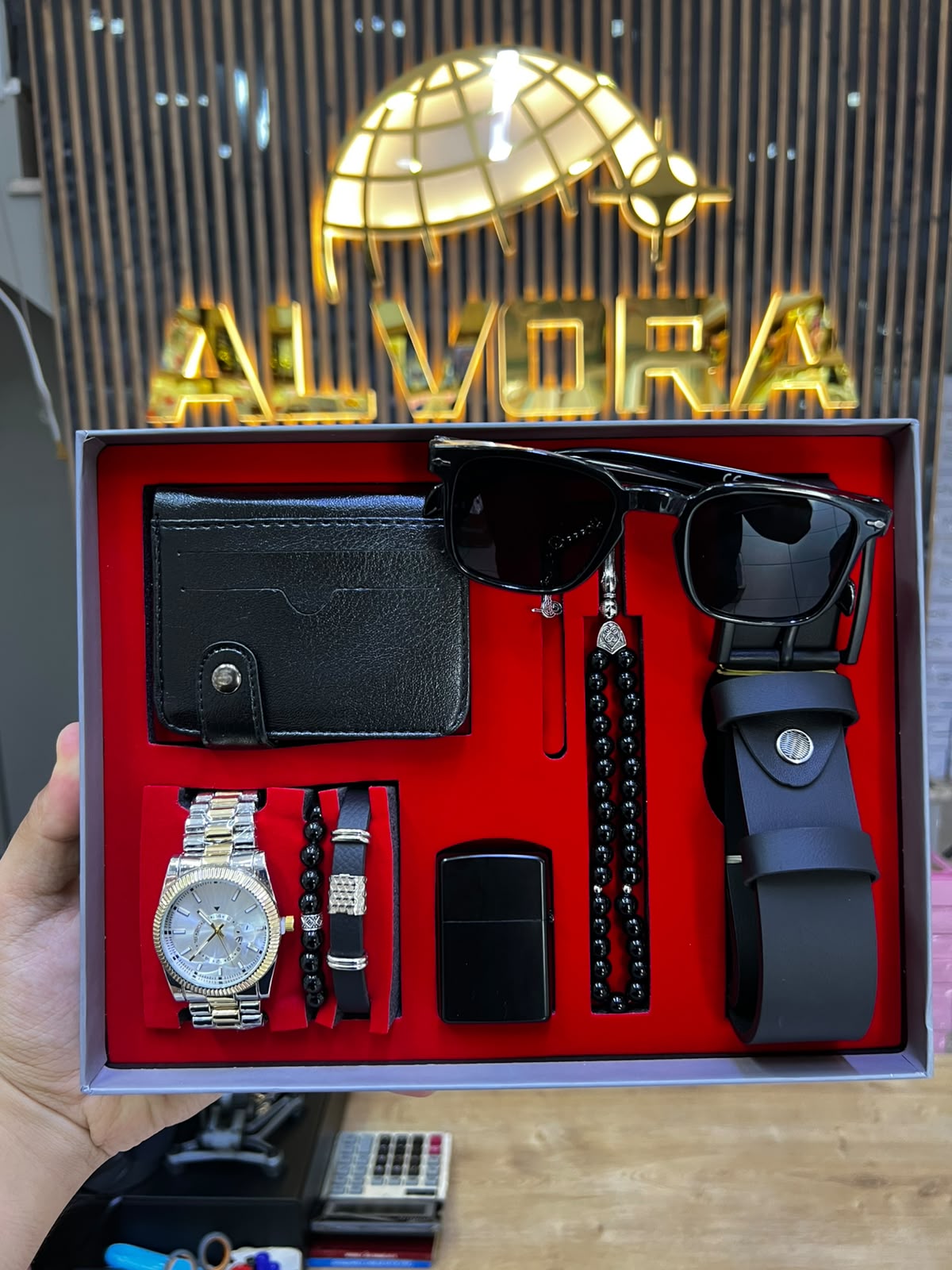KOMBİN SET 8 PARÇA ÇELİK SAAT ALV-K 175