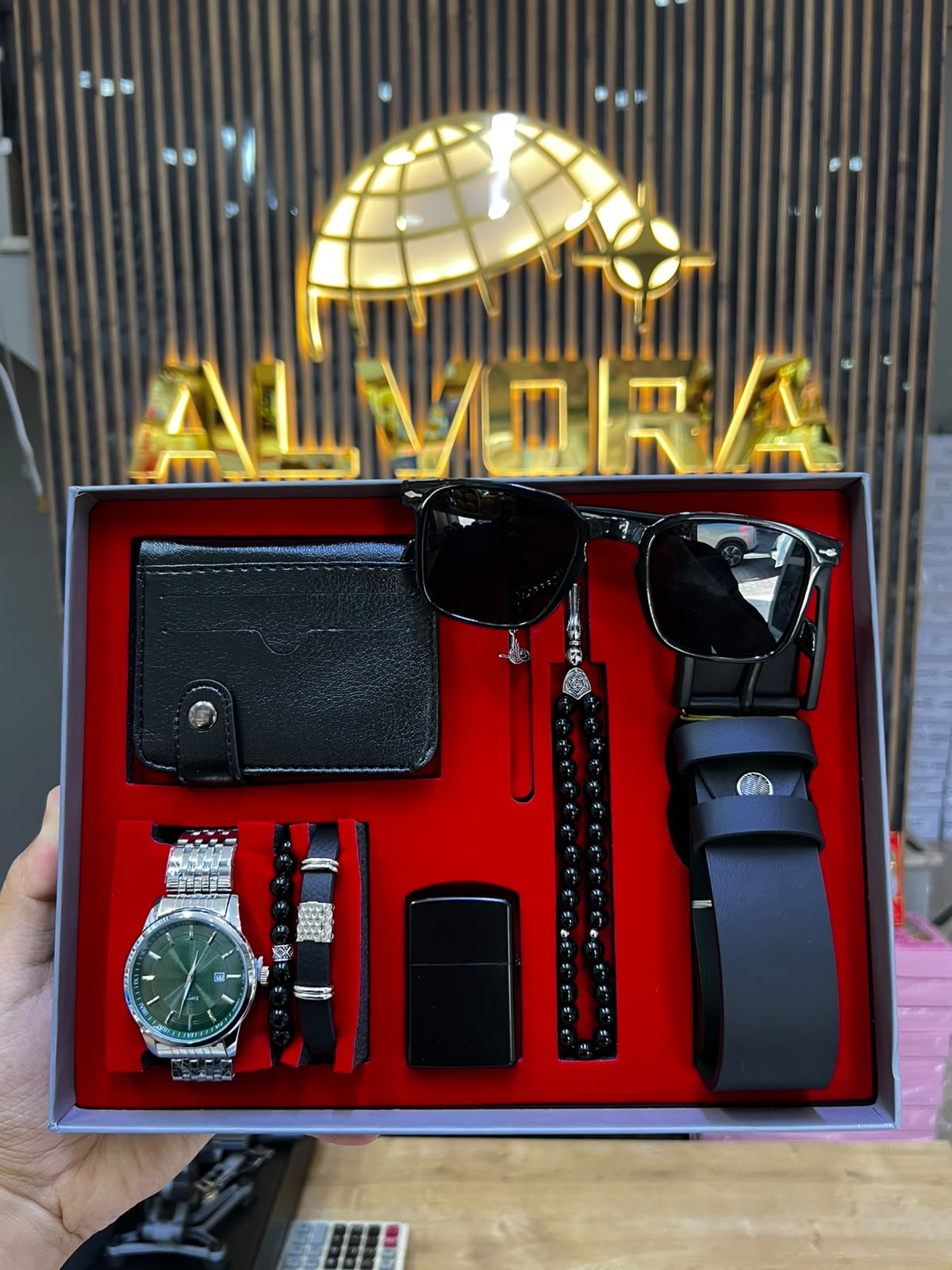 KOMBİN SET 8 PARÇA ÇELİK SAAT ALV-K 175