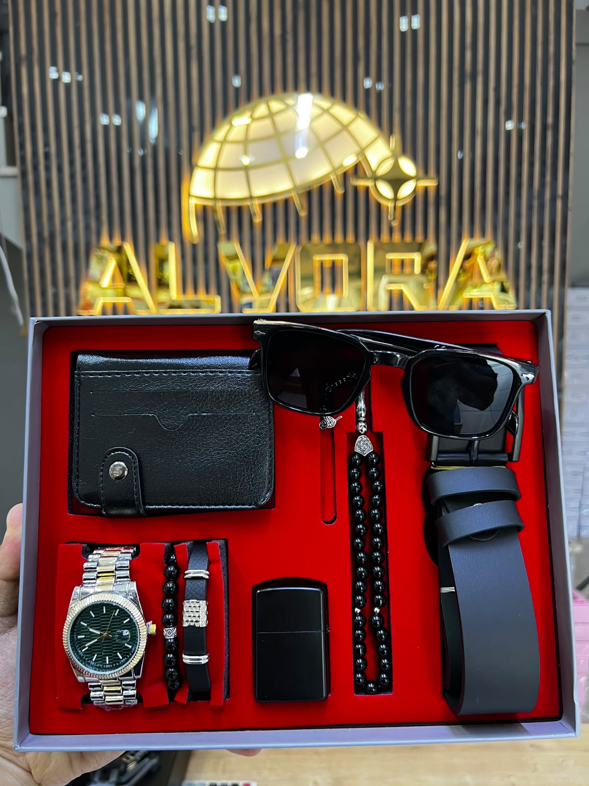 KOMBİN SET 8 PARÇA ÇELİK SAAT ALV-K 175