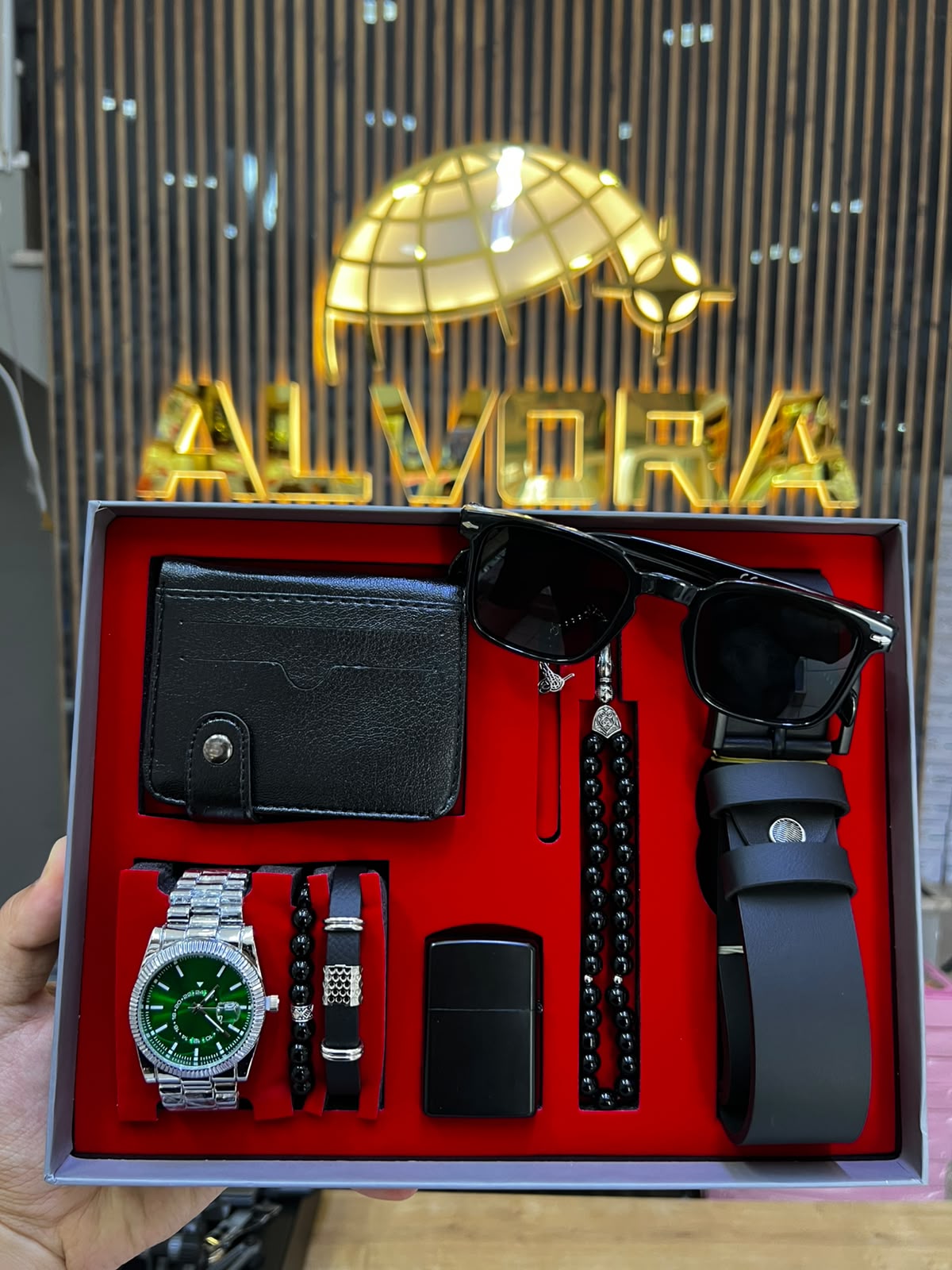 KOMBİN SET 8 PARÇA ÇELİK SAAT ALV-K 175