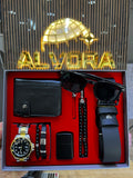KOMBİN SET 8 PARÇA ÇELİK SAAT ALV-K 175