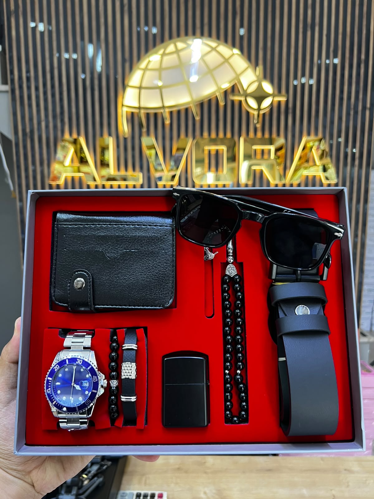 KOMBİN SET 8 PARÇA ÇELİK SAAT ALV-K 175