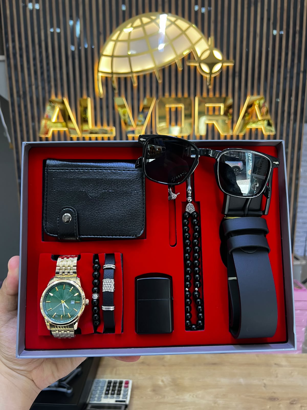 KOMBİN SET 8 PARÇA ÇELİK SAAT ALV-K 175