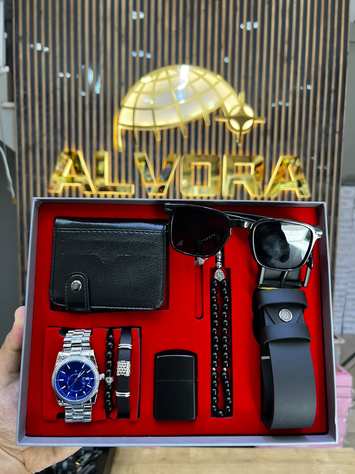 KOMBİN SET 8 PARÇA ÇELİK SAAT ALV-K 175