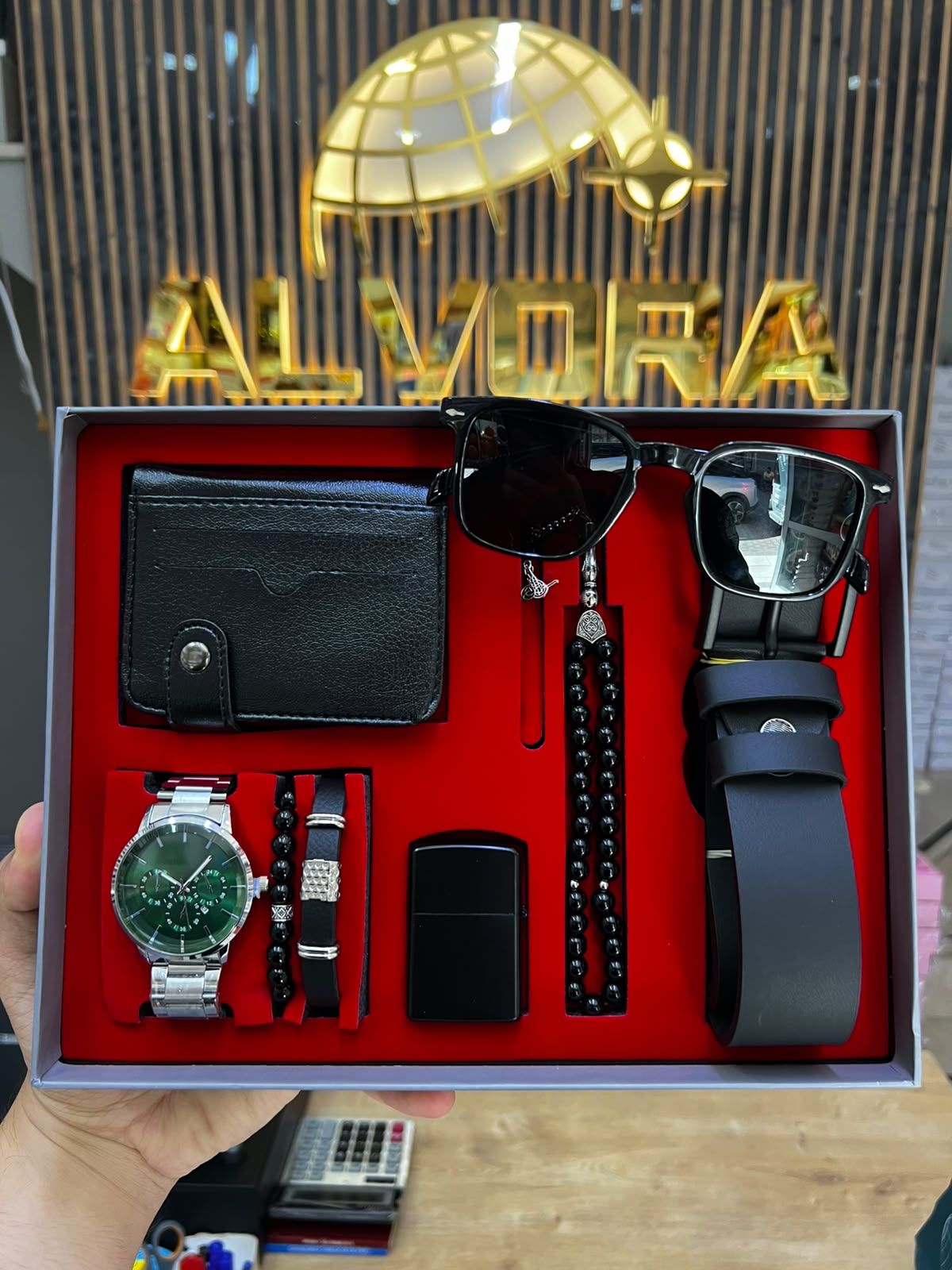 KOMBİN SET 8 PARÇA ÇELİK SAAT ALV-K 175