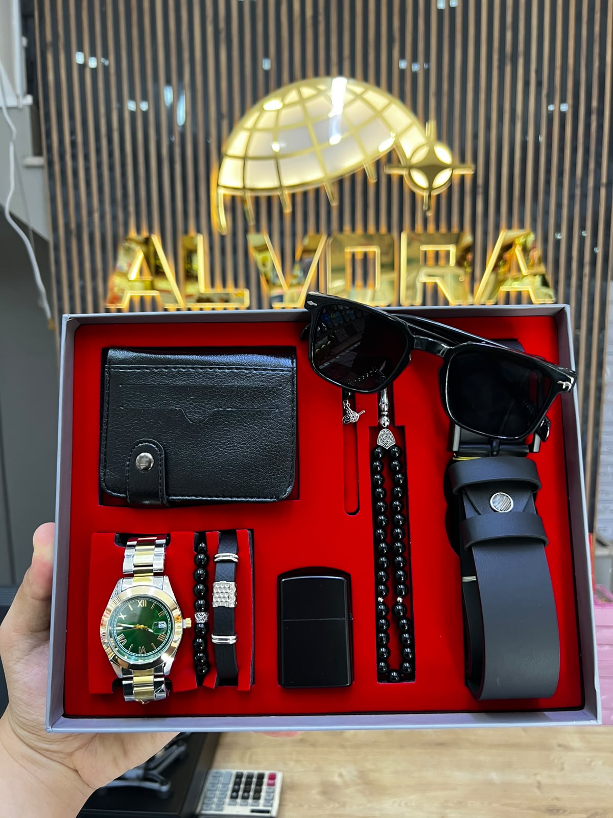 KOMBİN SET 8 PARÇA ÇELİK SAAT ALV-K 175