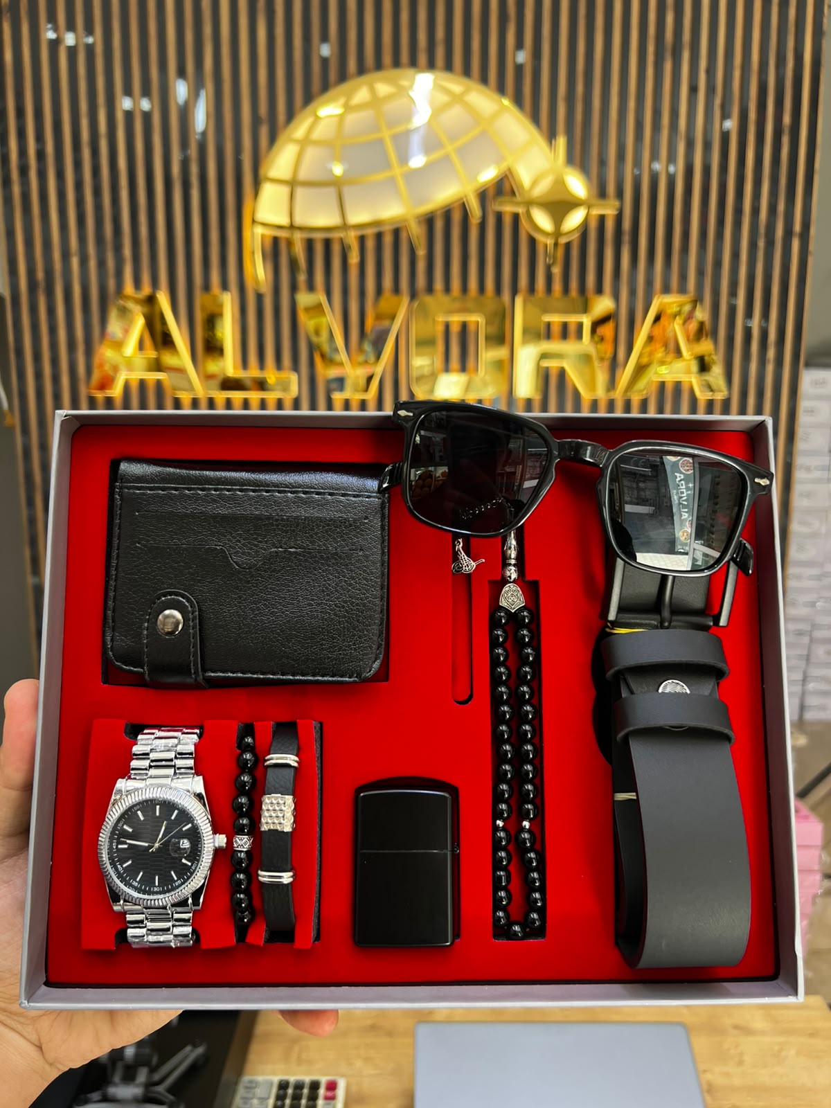 KOMBİN SET 8 PARÇA ÇELİK SAAT ALV-K 175