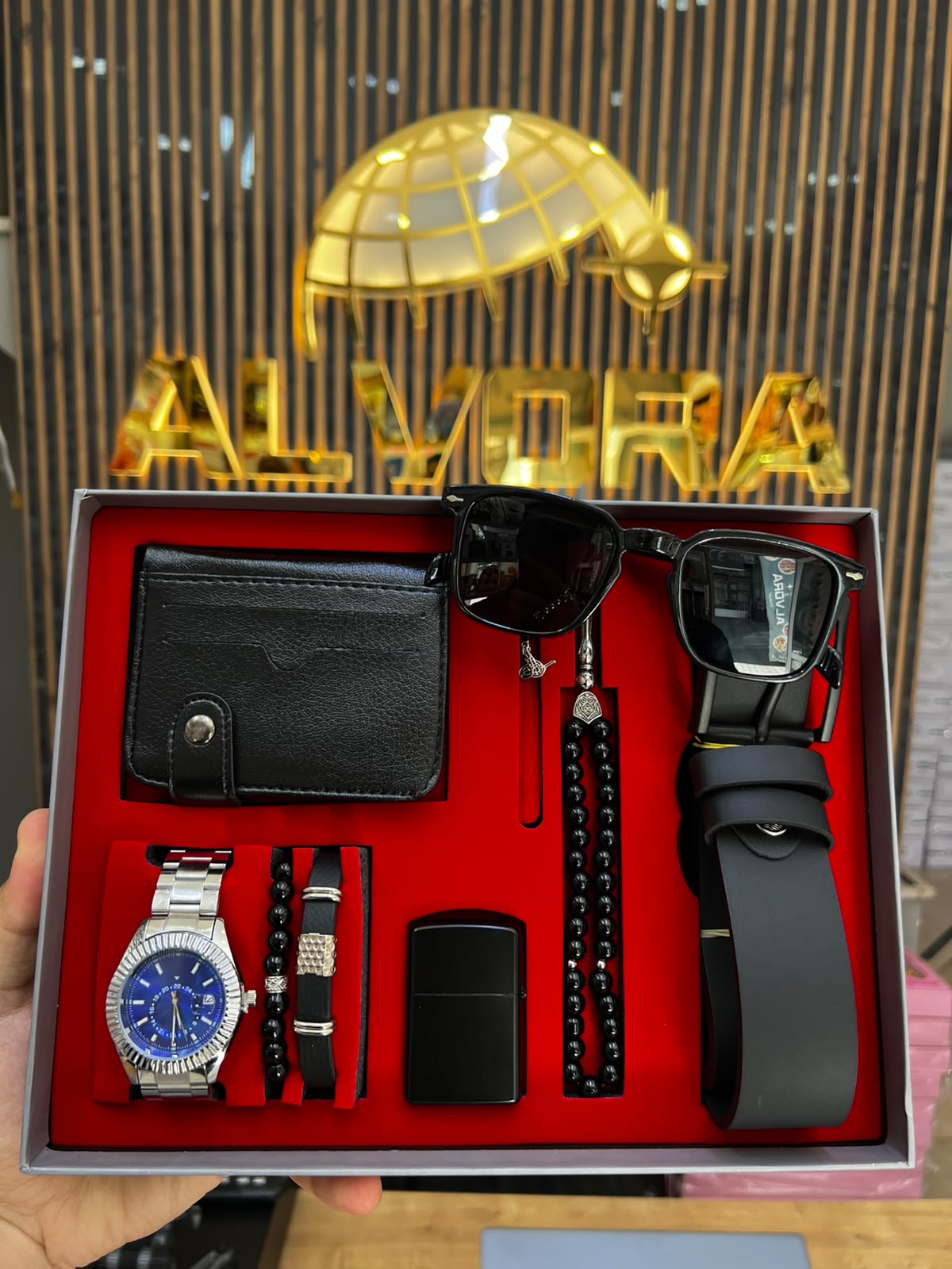 KOMBİN SET 8 PARÇA ÇELİK SAAT ALV-K 175