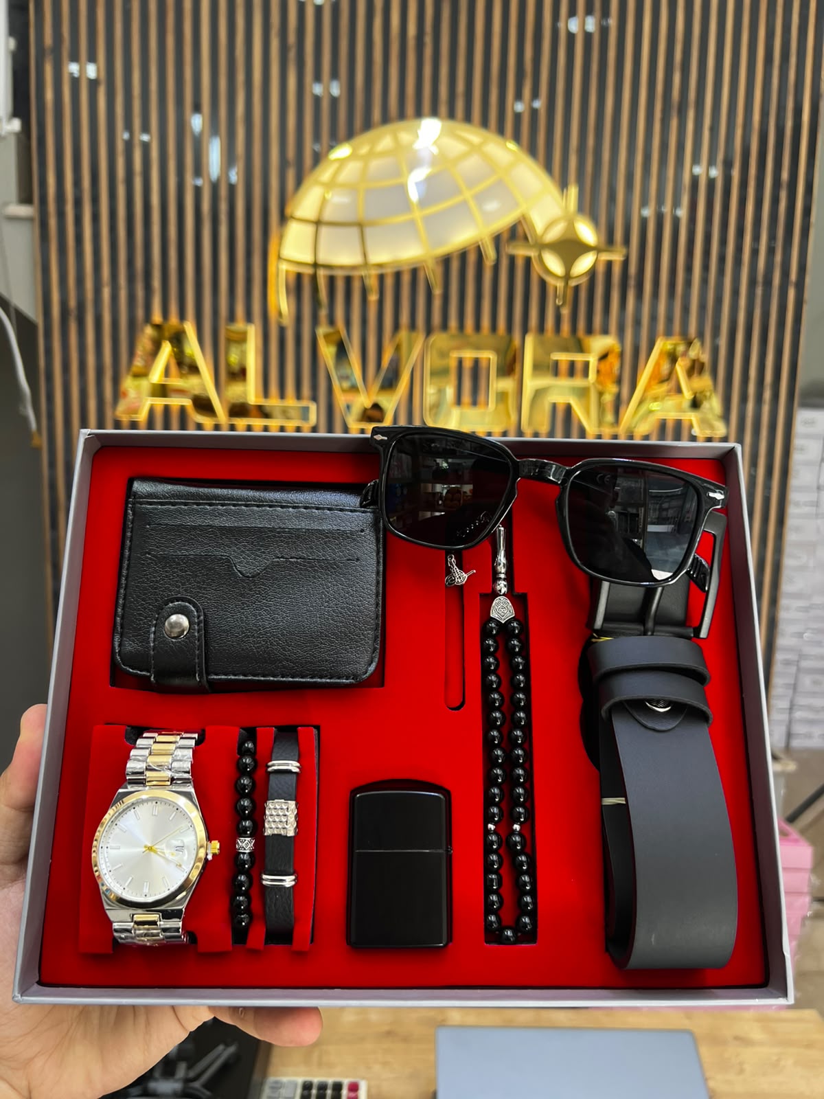 KOMBİN SET 8 PARÇA ÇELİK SAAT ALV-K 175