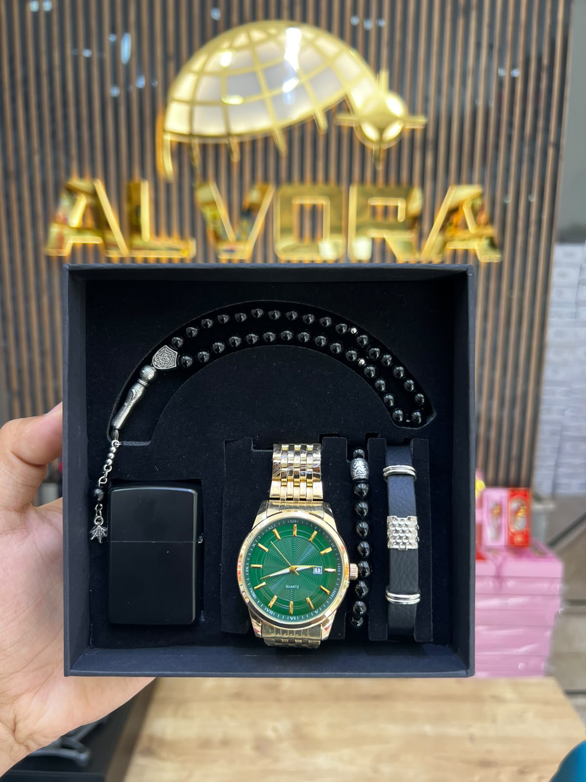 KOMBİN SET 5 PARÇA ÇELİK SAAT ALV-K 167