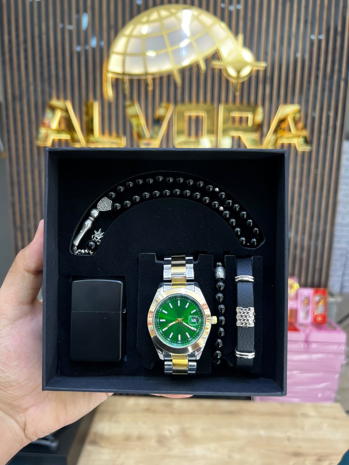 KOMBİN SET 5 PARÇA ÇELİK SAAT ALV-K 167