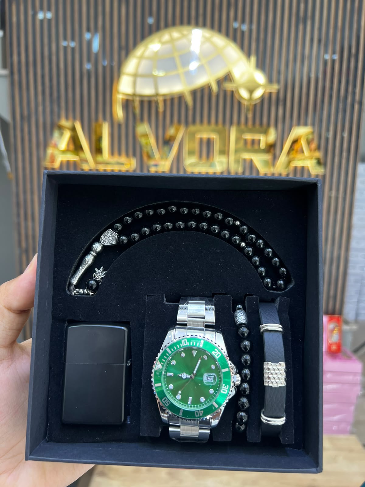 KOMBİN SET 5 PARÇA ÇELİK SAAT ALV-K 167