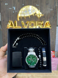 KOMBİN SET 5 PARÇA ÇELİK SAAT ALV-K 167