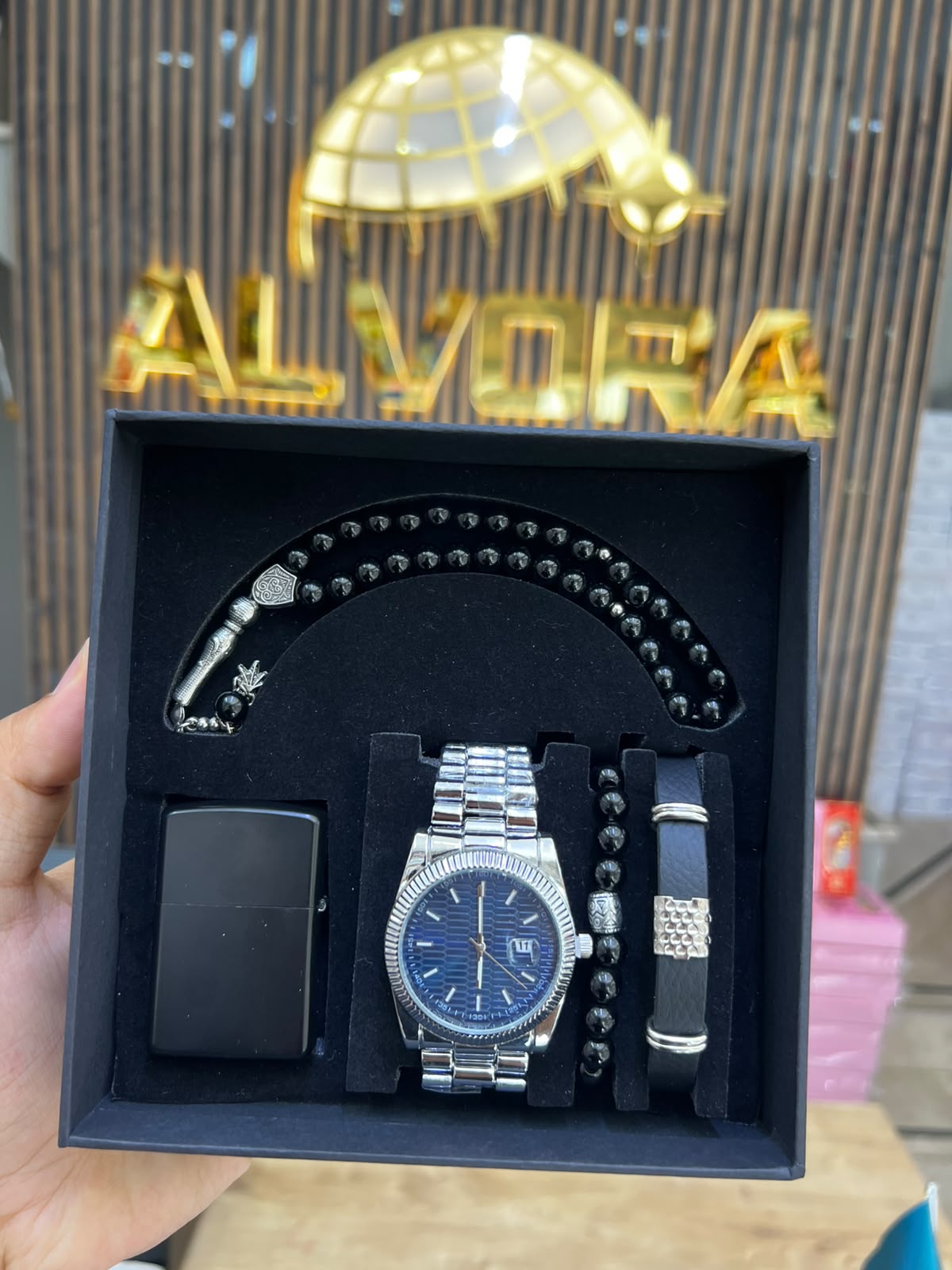 KOMBİN SET 5 PARÇA ÇELİK SAAT ALV-K 167