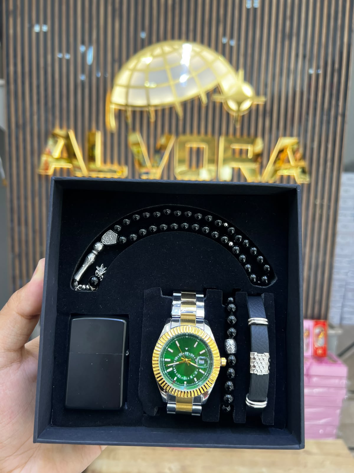 KOMBİN SET 5 PARÇA ÇELİK SAAT ALV-K 167