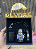 KOMBİN SET 5 PARÇA ÇELİK SAAT ALV-K 167
