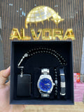KOMBİN SET 5 PARÇA ÇELİK SAAT ALV-K 167