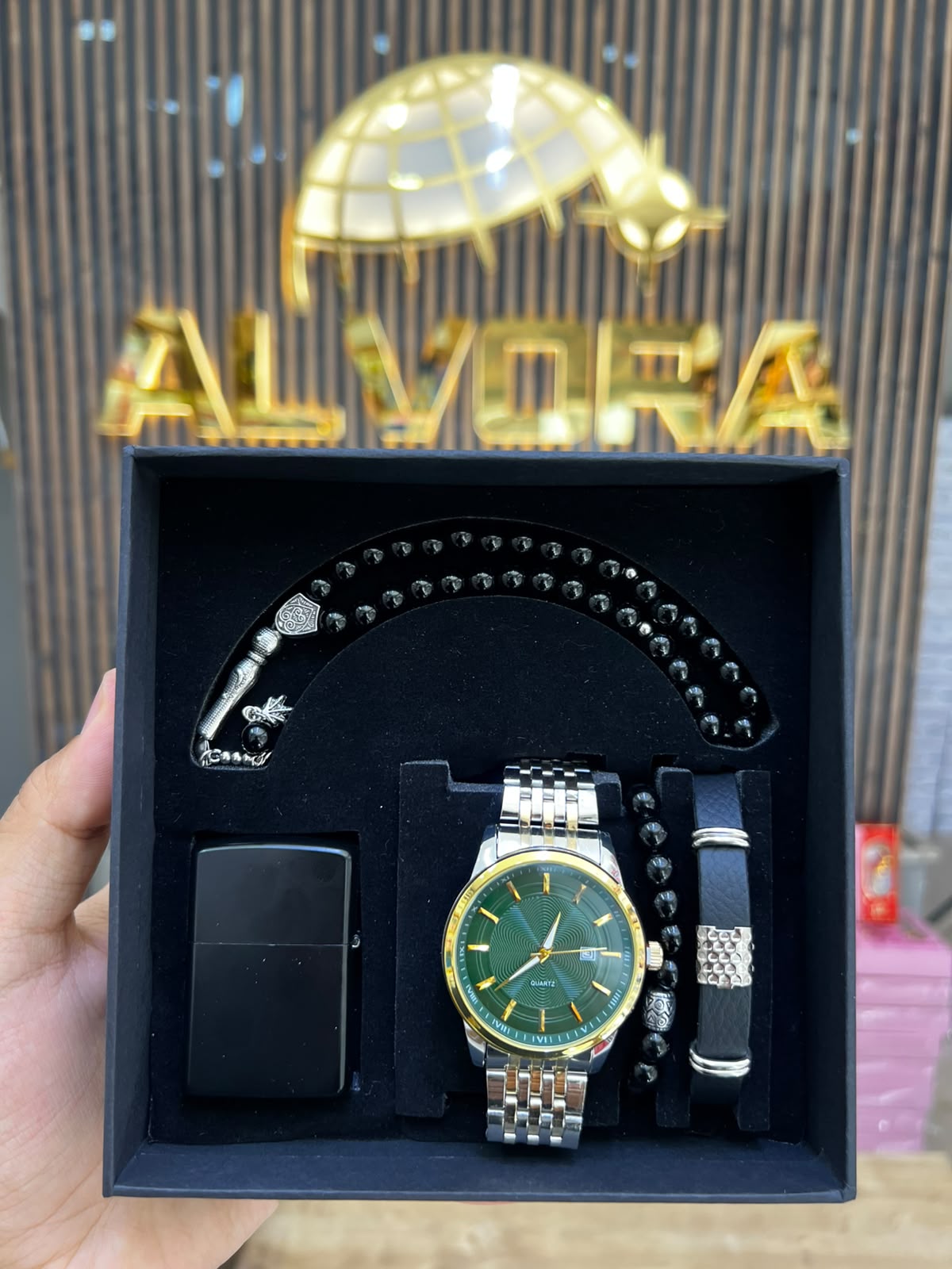 KOMBİN SET 5 PARÇA ÇELİK SAAT ALV-K 167